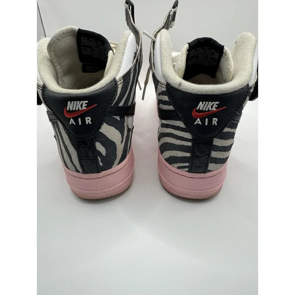 Nike Air Force 1 Women's Size 7.5 Mid Tunnel Walk Animal Instinct  Sneakers Shoe - Picture 5 of 10